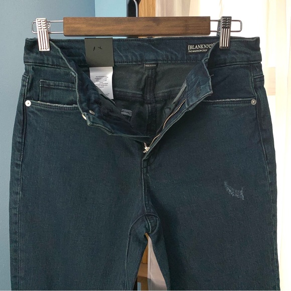 NWT Blank NYC The Madison High Rise Cropped Jeans - Picture 4 of 6